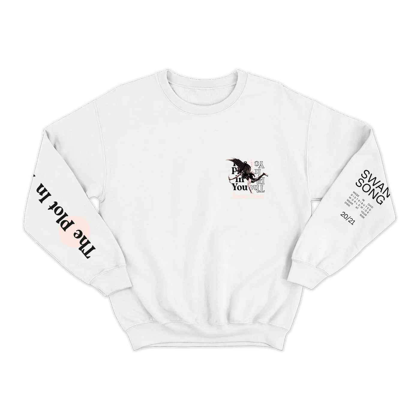The Plot In You "Cupid" White Crewneck Sweatshirt