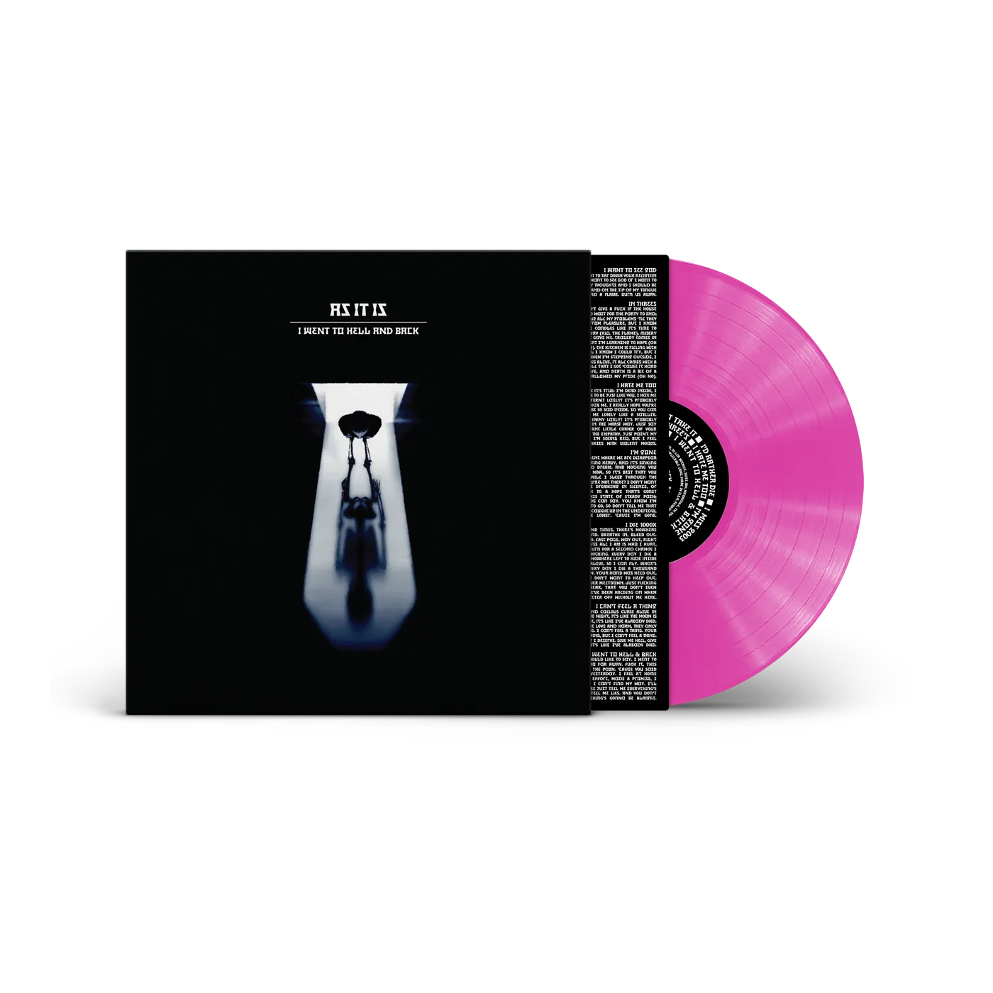 AS IT IS "I WENT TO HELL AND BACK" Pink Vinyl
