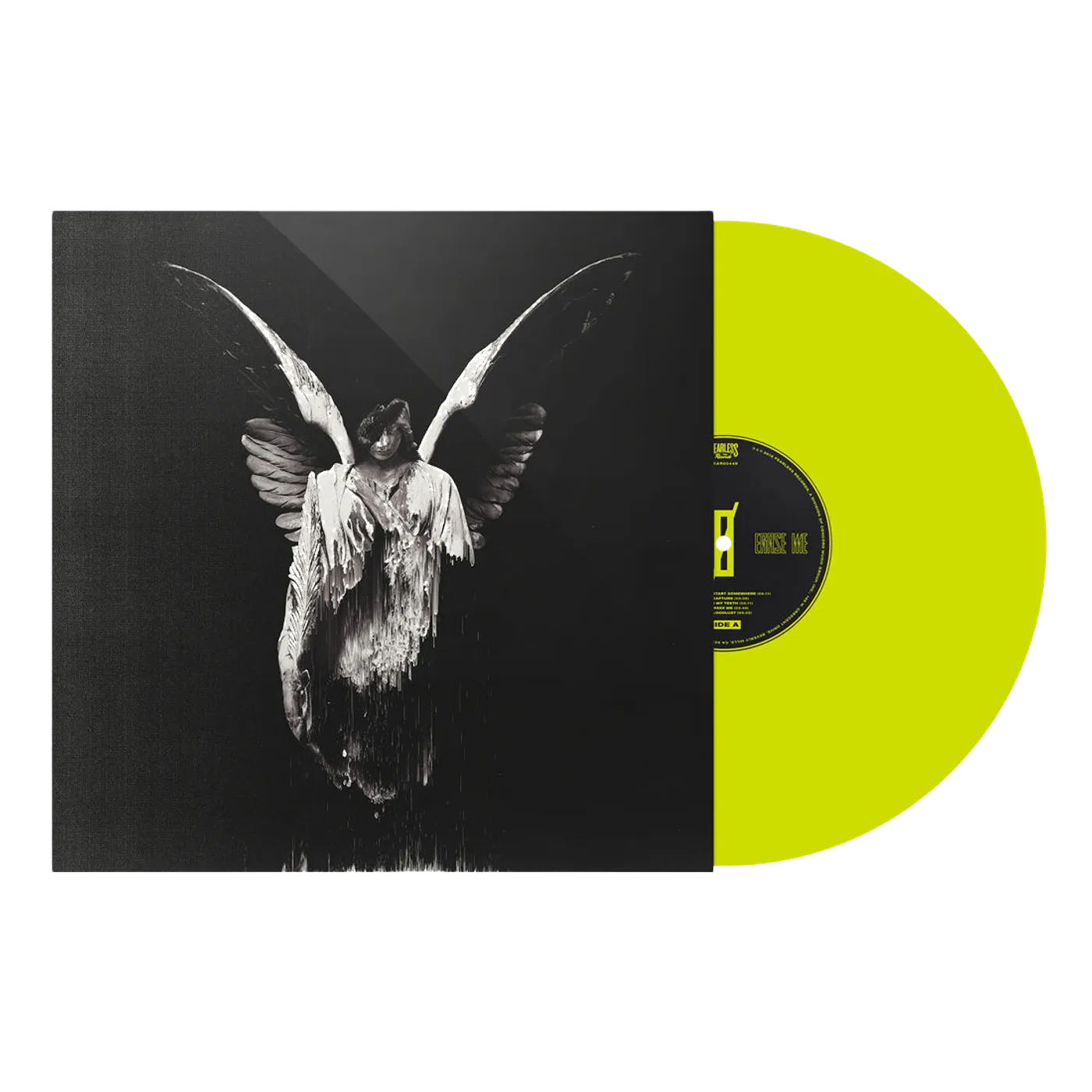 Underoath Erase Me Opaque Acid Green Vinyl