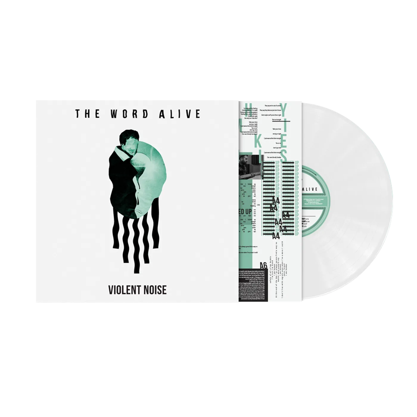 The Word Alive Violent Noise Clear Vinyl