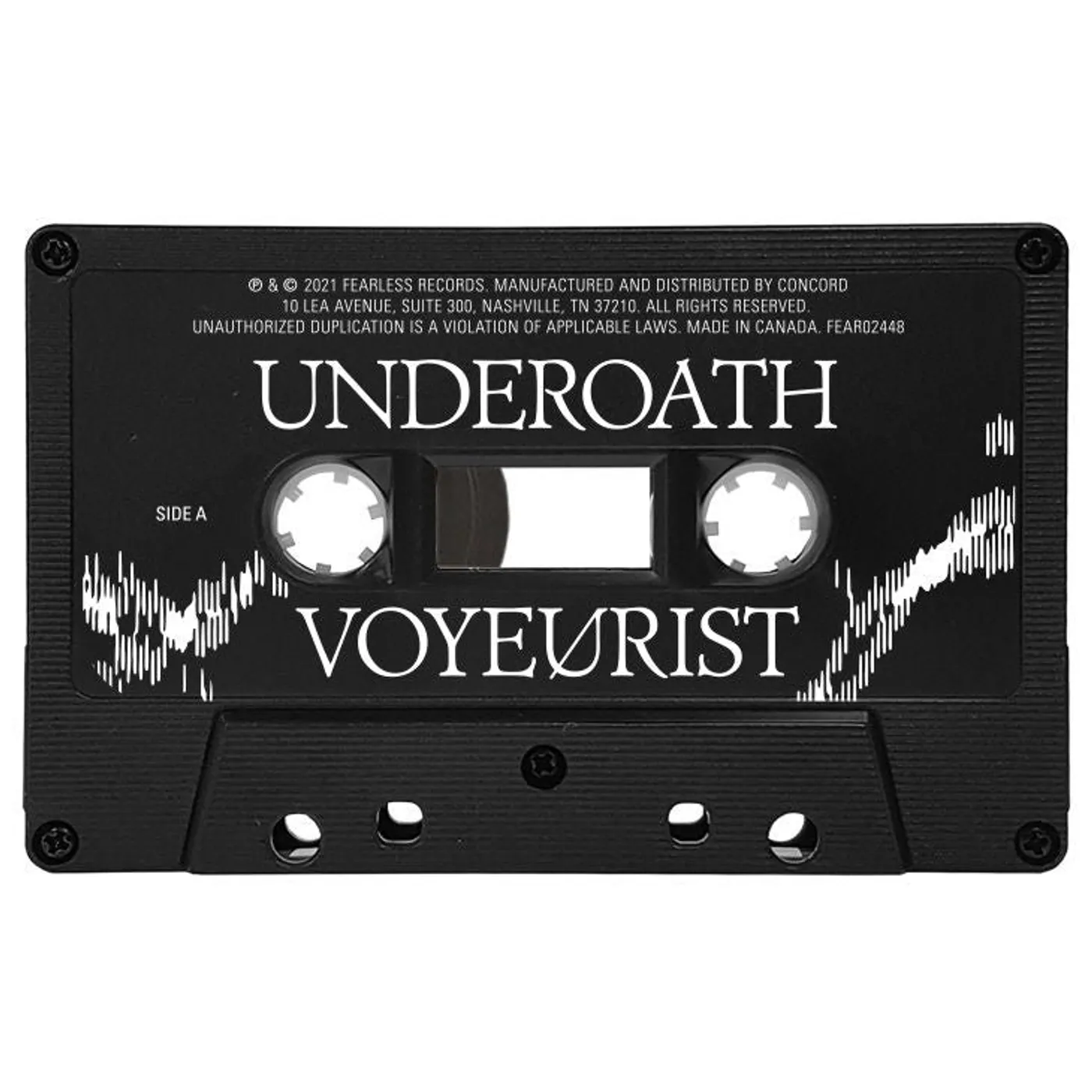 Underoath "Voyeurist" Black Sonic Cassette