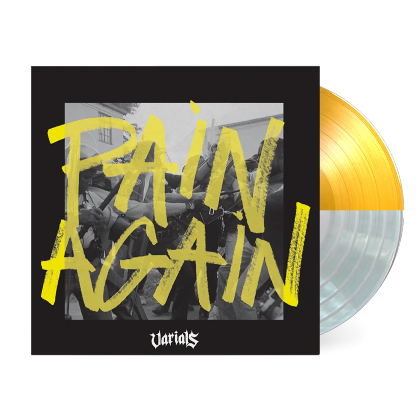 Varials "Pain Again" Yellow & Crystal Clear Vinyl