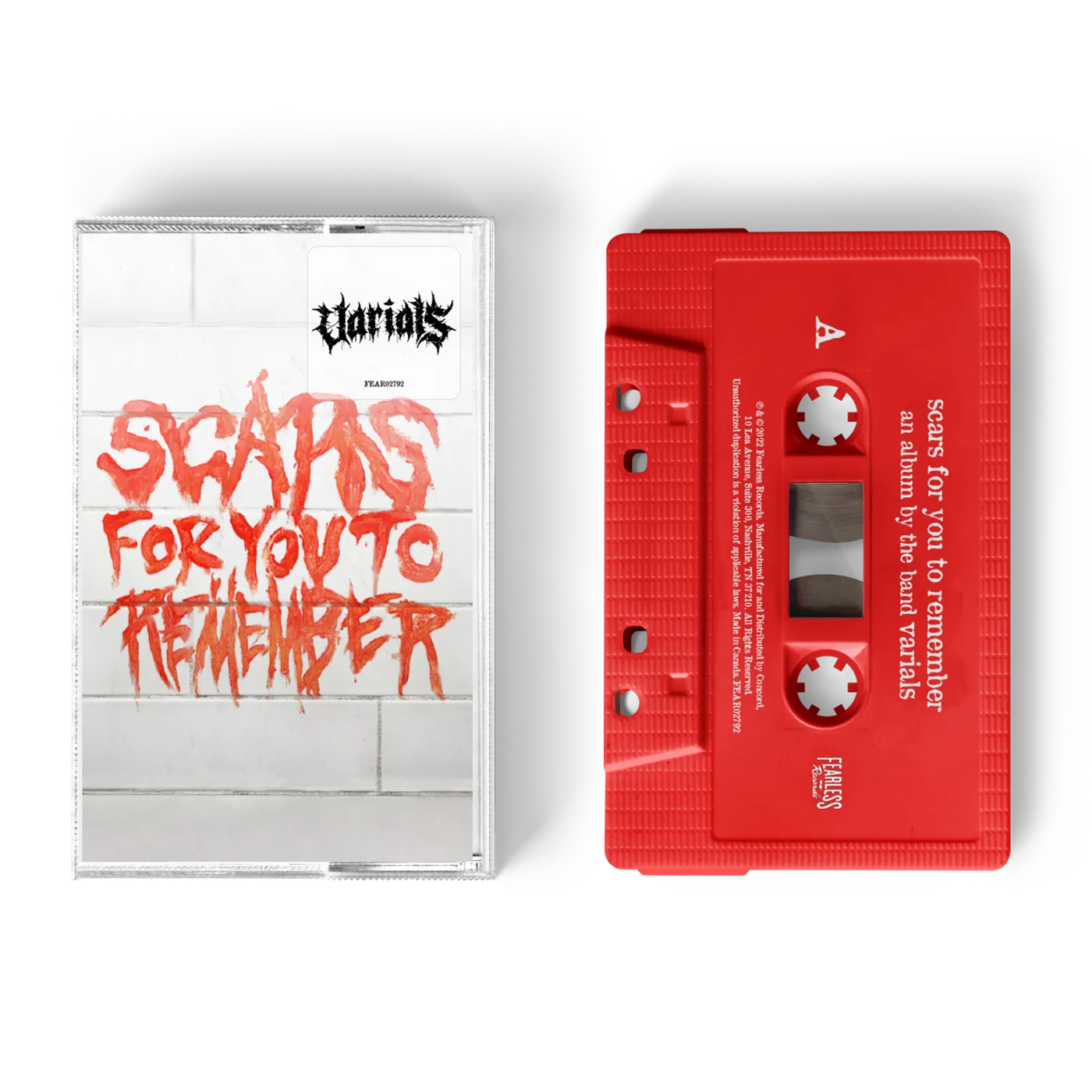 Varials "Scars For You To Remember" Cassette