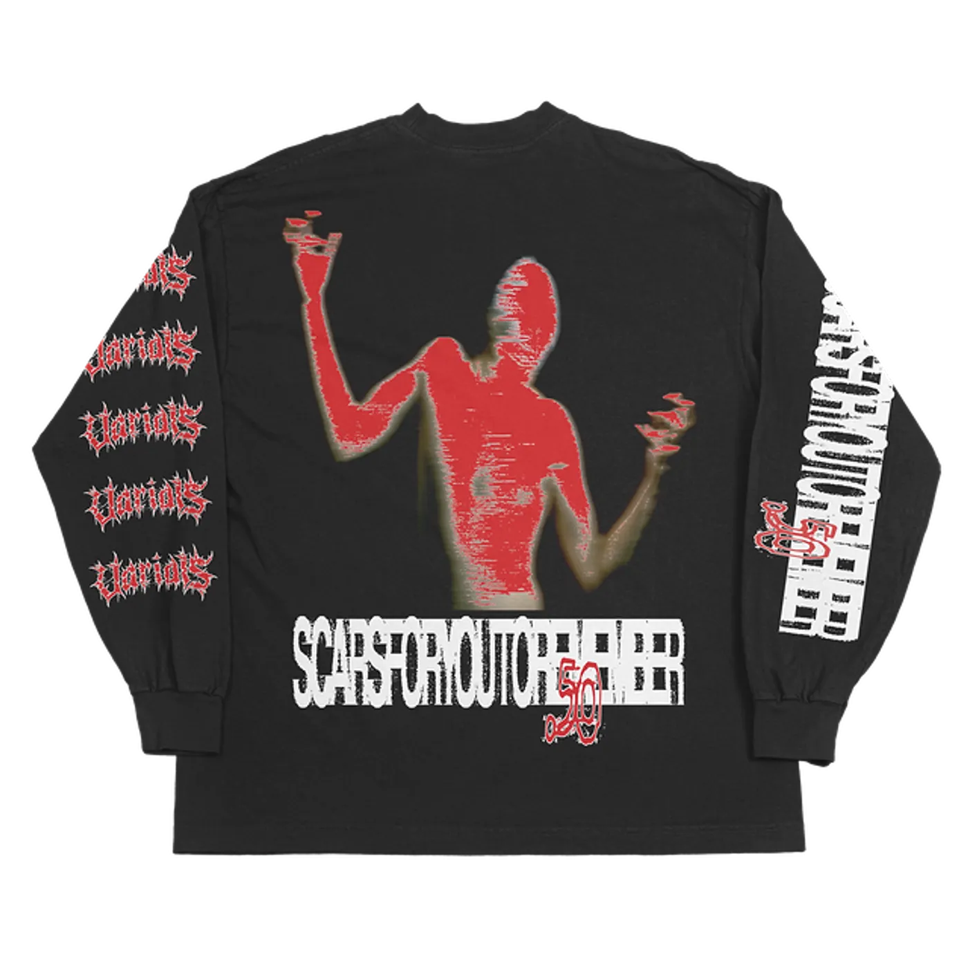 Varials "Red Shadow" Long Sleeve T-Shirt