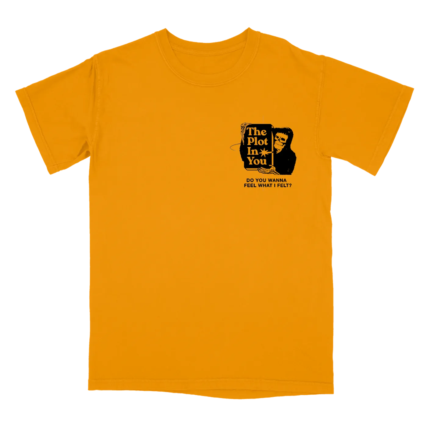 The Plot In You "Reaper Outline" Gold T-Shirt