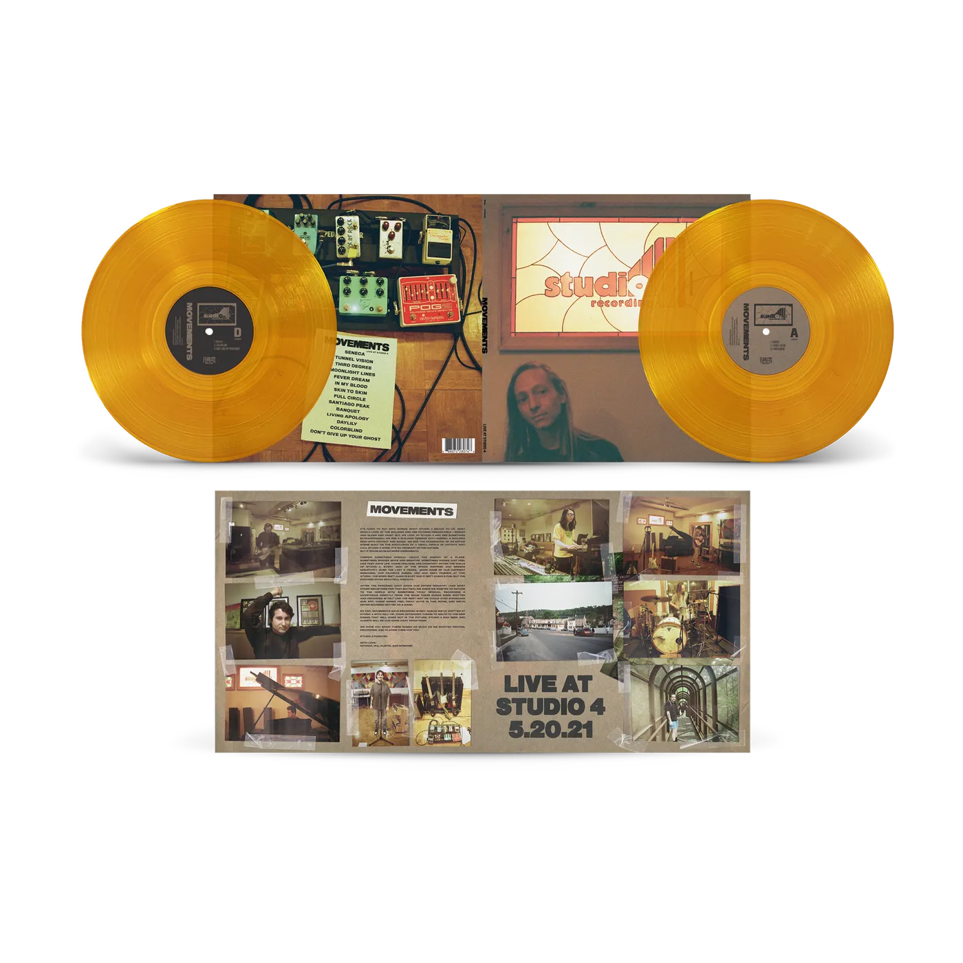 Movements "Live At Studio 4" Amber Vinyl
