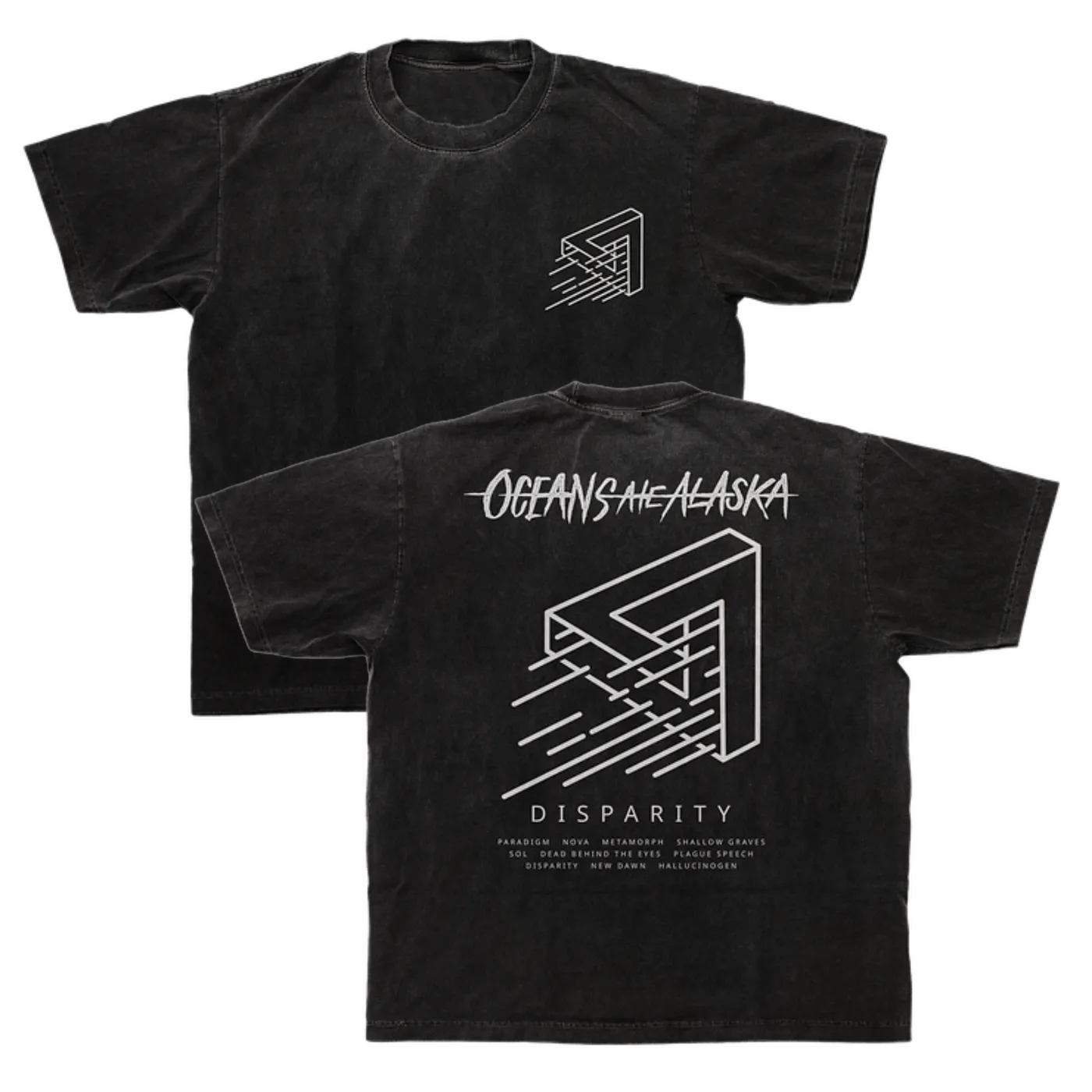 Oceans Ate Alaska "Disparity Outline" T-Shirt
