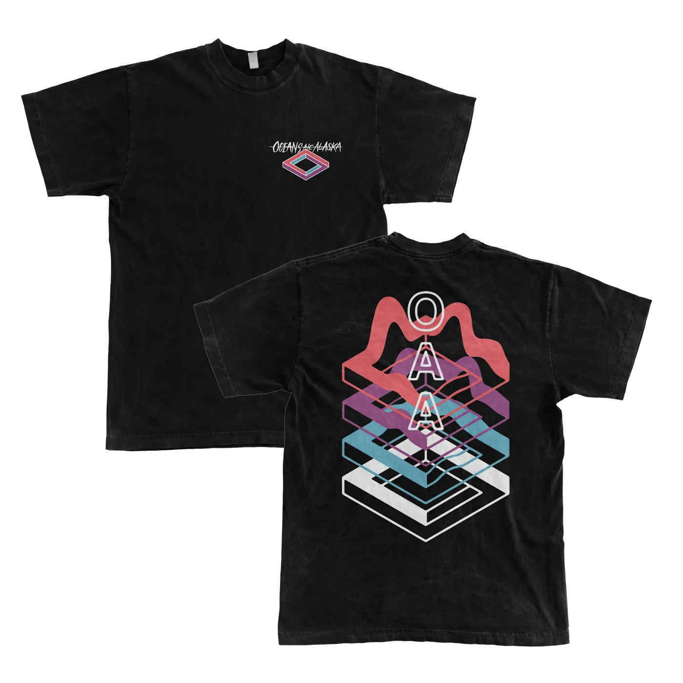 Oceans Ate Alaska "OAA Shapes" T-Shirt