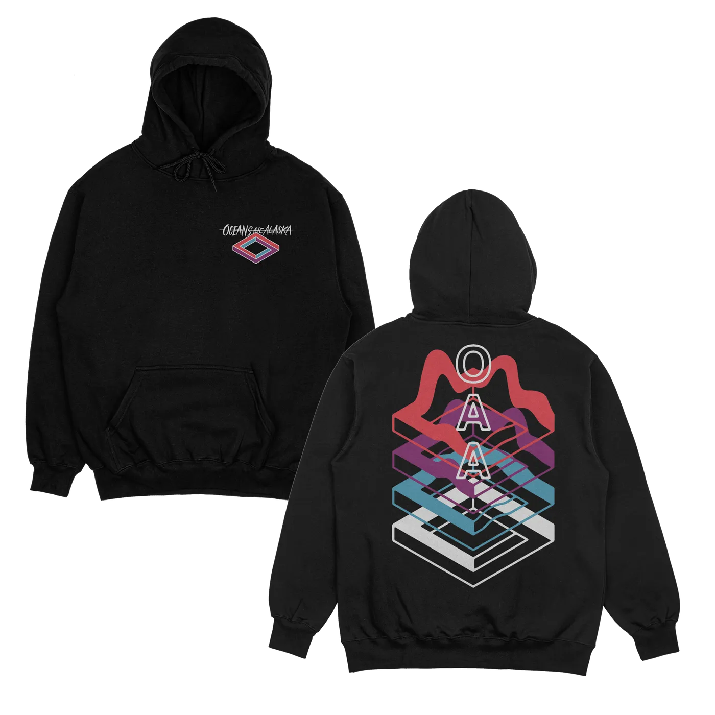 Oceans Ate Alaska "OAA Shapes" Hoodie