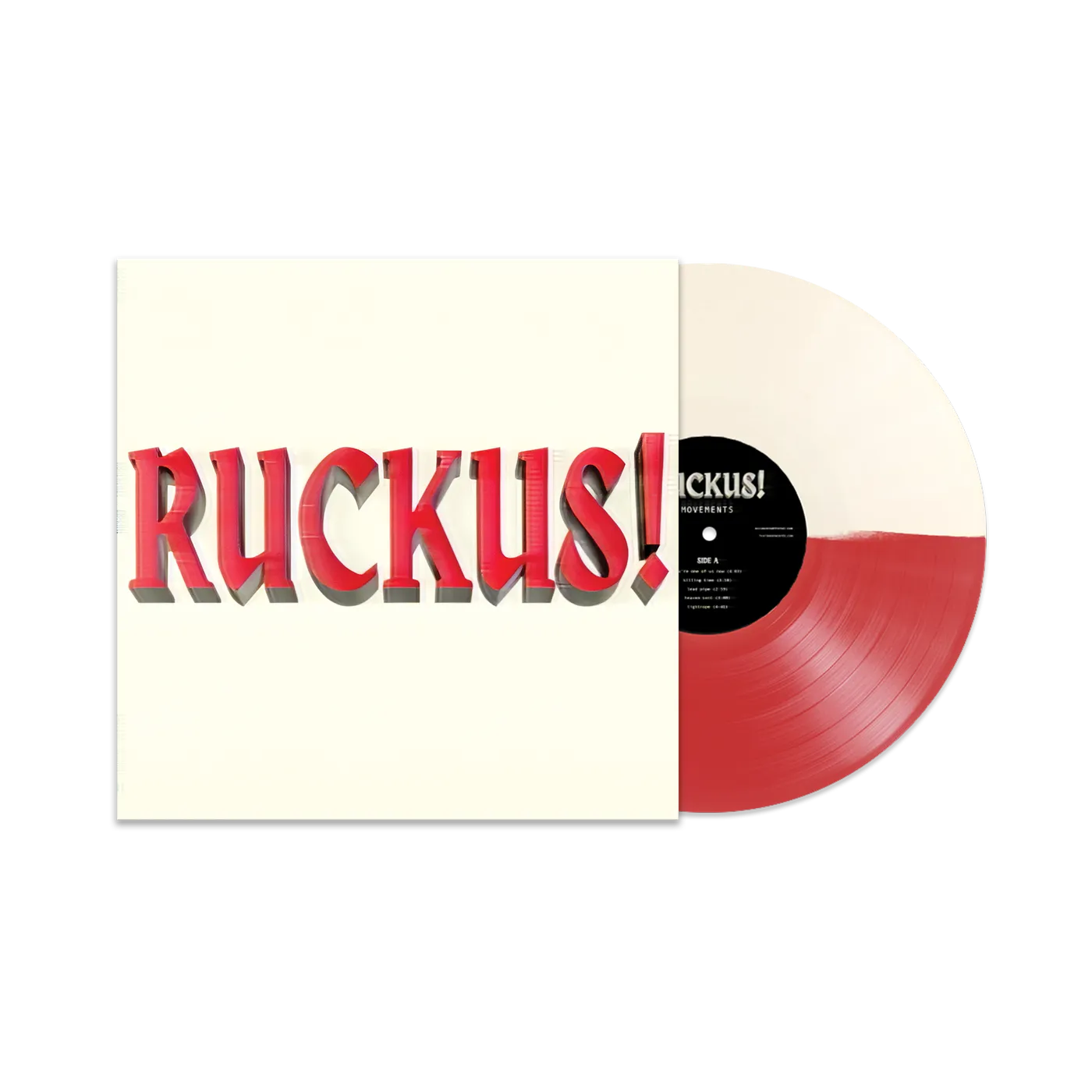 Movements "RUCKUS!" Ruby / Bone Vinyl