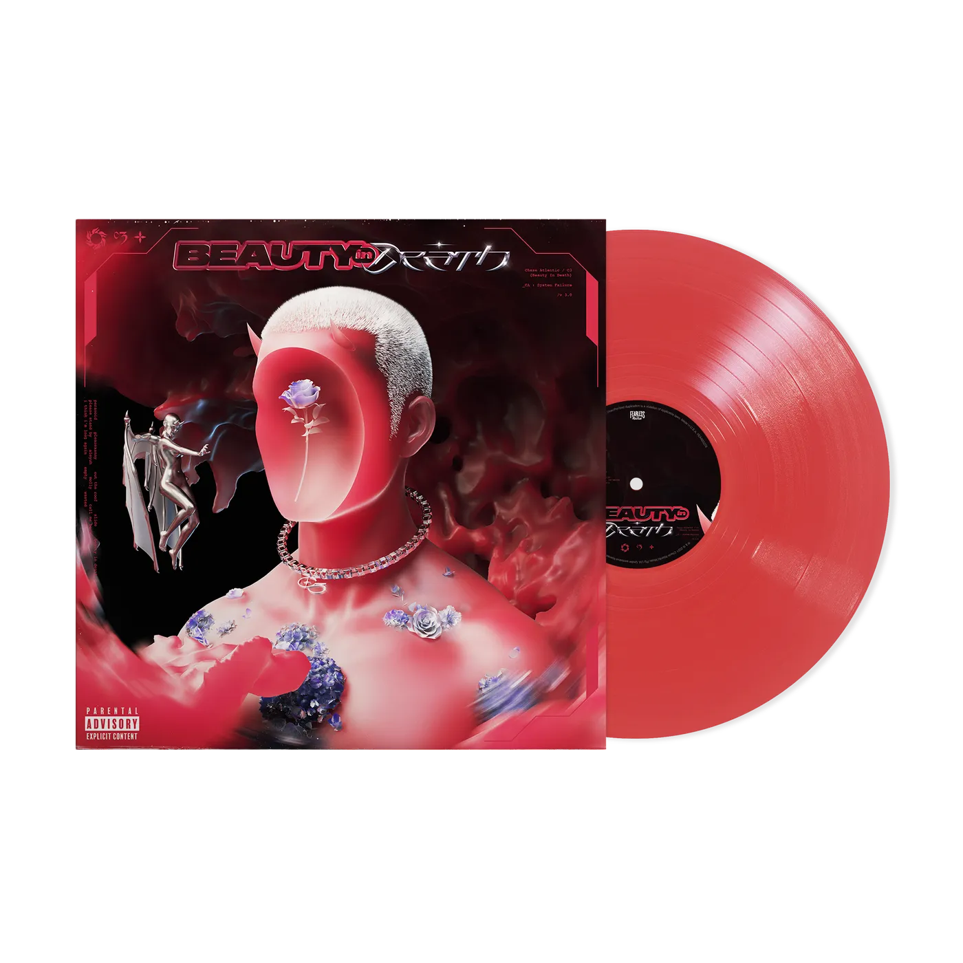 Chase Atlantic "BEAUTY IN DEATH" Ruby Vinyl