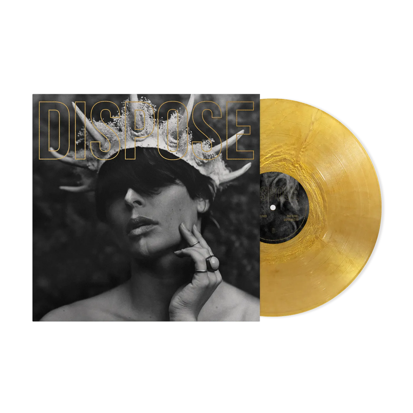 The Plot In You "DISPOSE (GOLD EDITION)" Metallic Gold Vinyl