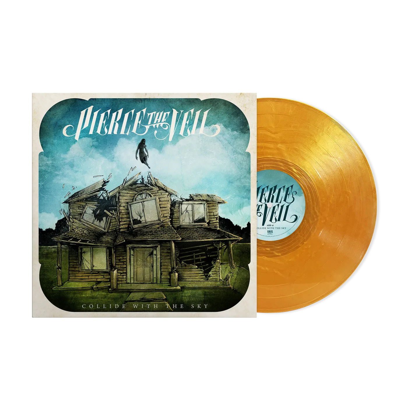 Pierce The Veil "Collide With The Sky" Gold Nugget Vinyl