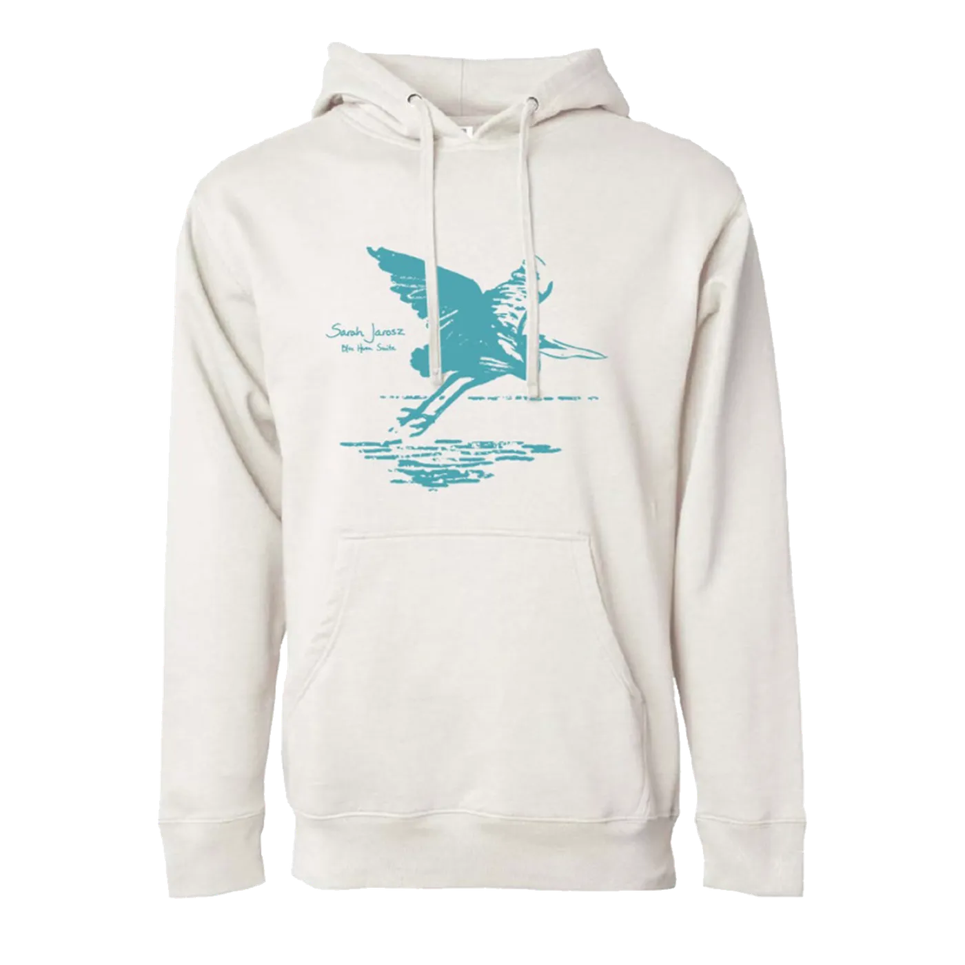 Sarah Jarosz Blue Heron Suite Off-White Pullover Hoodie