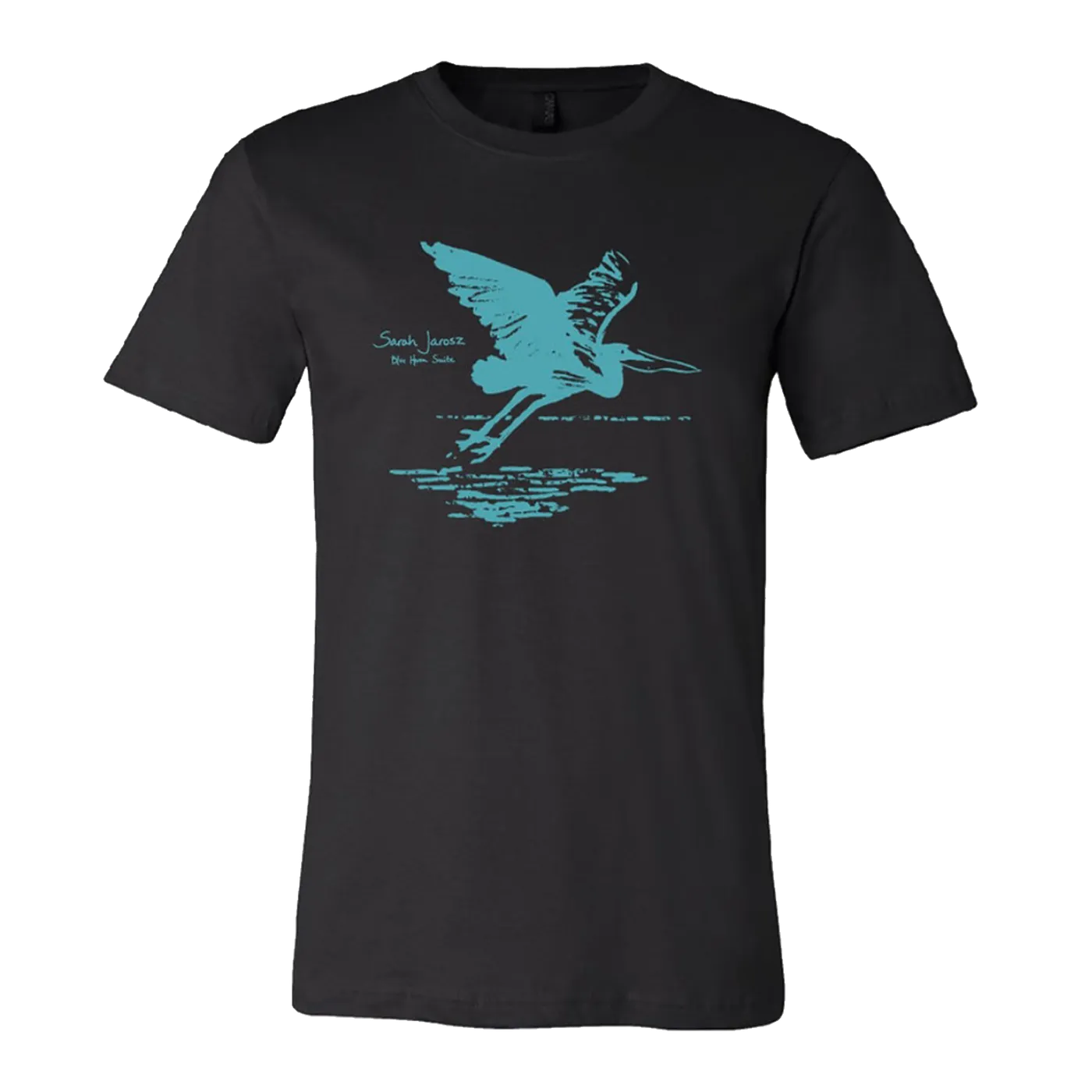 Sarah Jarosz Blue Heron Suite Flying Heron Black Tee