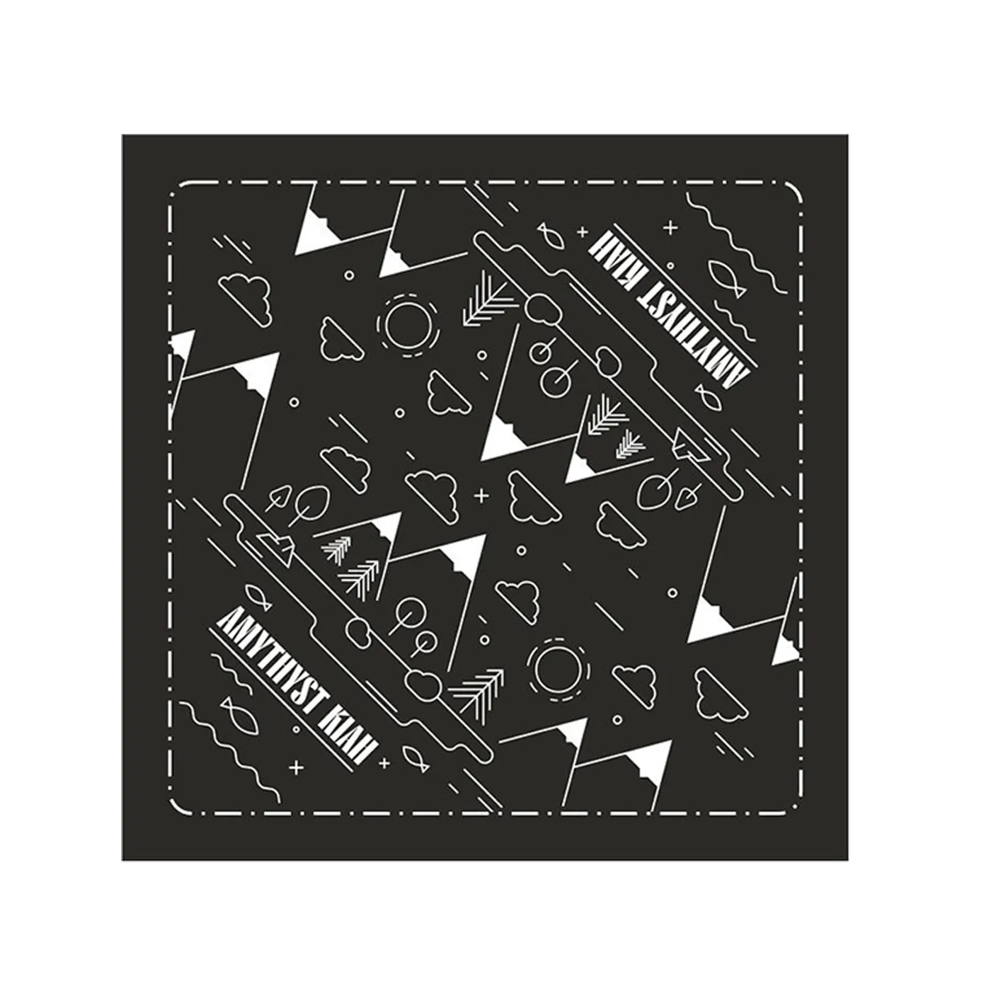 Amythyst Kiah "Wary + Strange" 22" x 22" Bandana