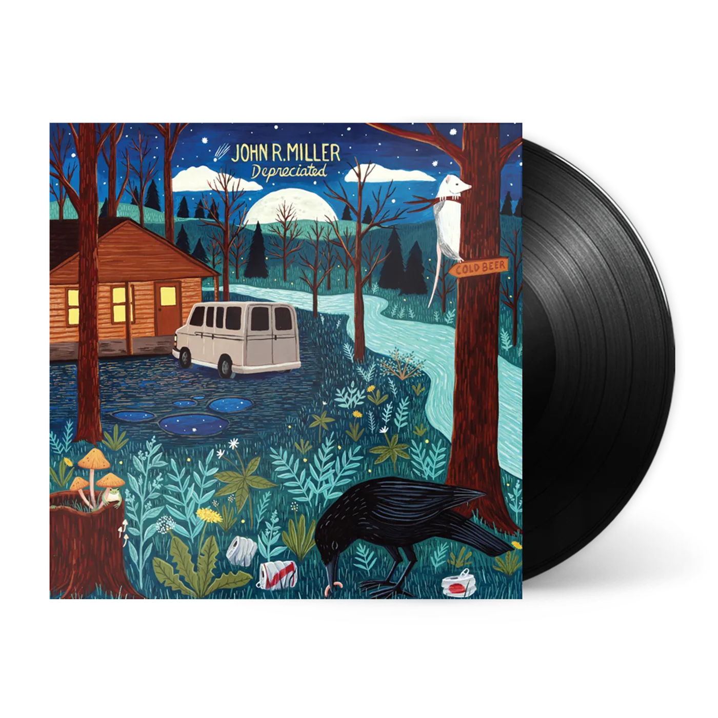 John R. Miller Depreciated Black LP (Vinyl)