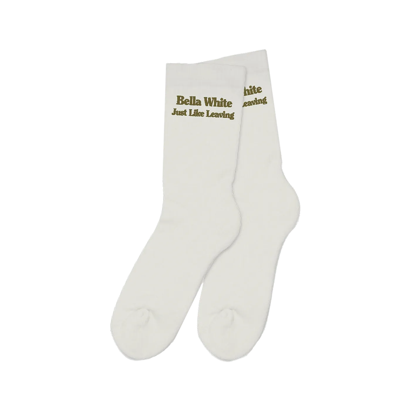 Bella White "Just Like Leaving" Custom Socks