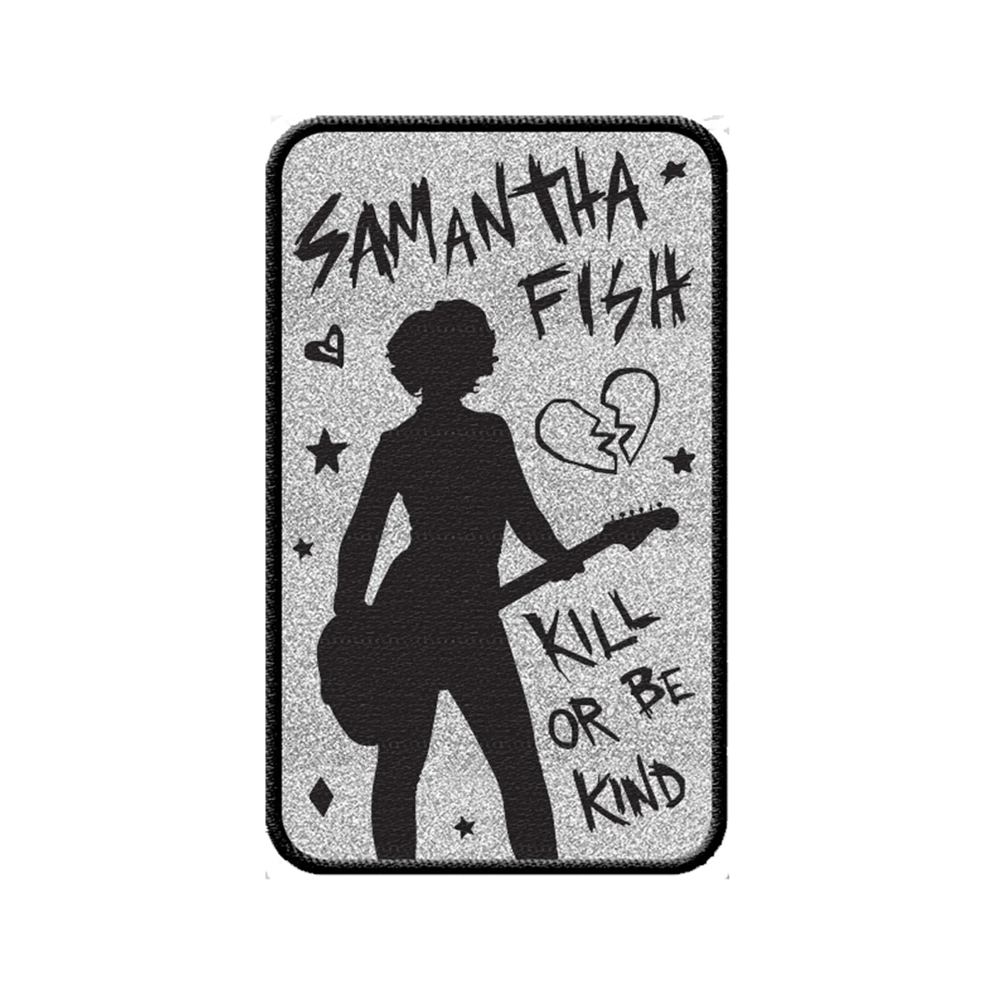 Samantha Fish Silver Thread Kill or be Kind Outline Patch