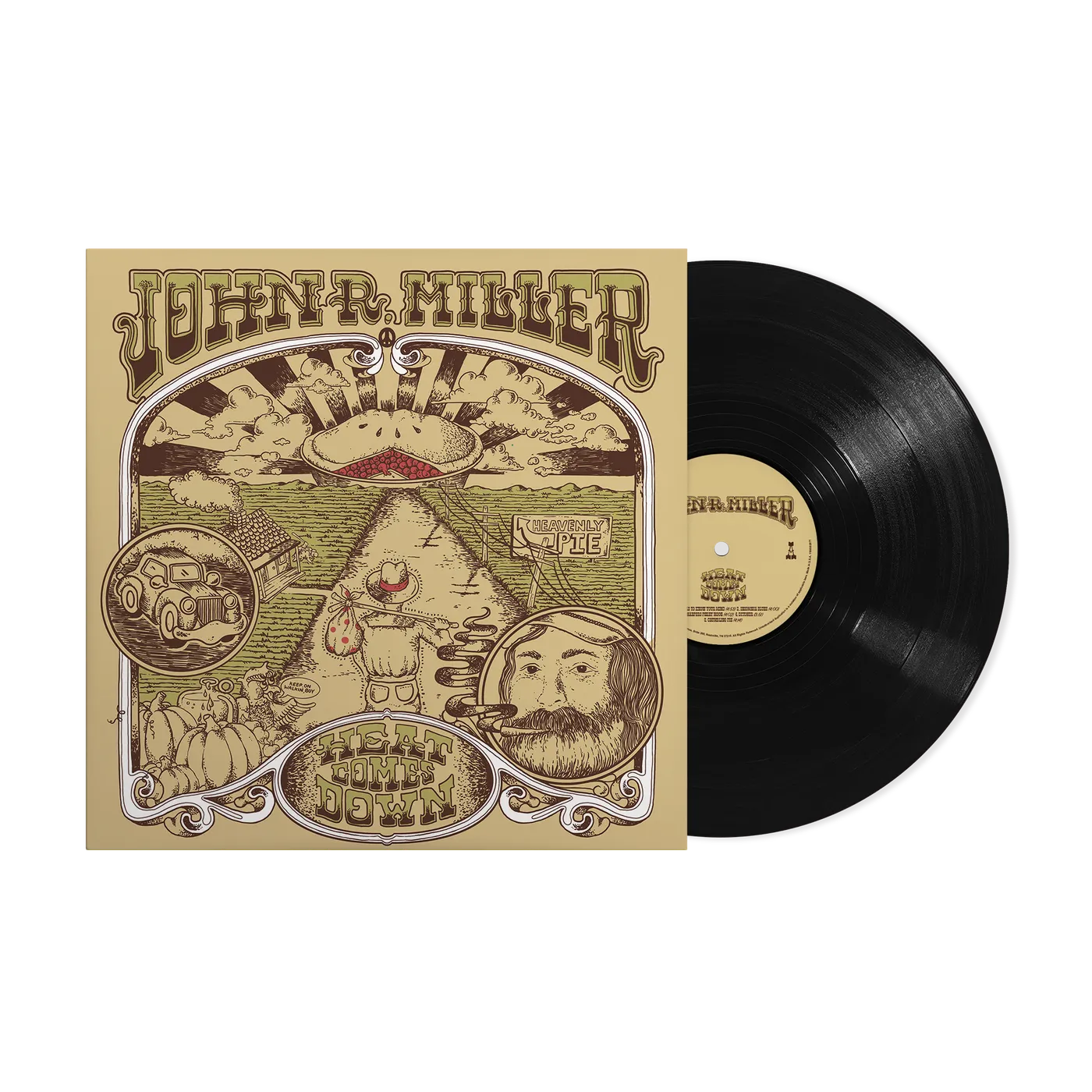 John R. Miller Heat Comes Down Black Vinyl