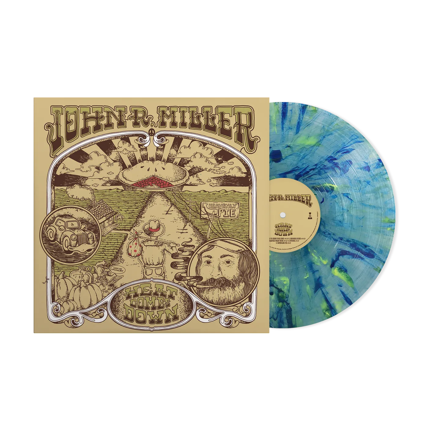 John R. Miller Heat Comes Down Limited Edition "Wormhole" Vinyl