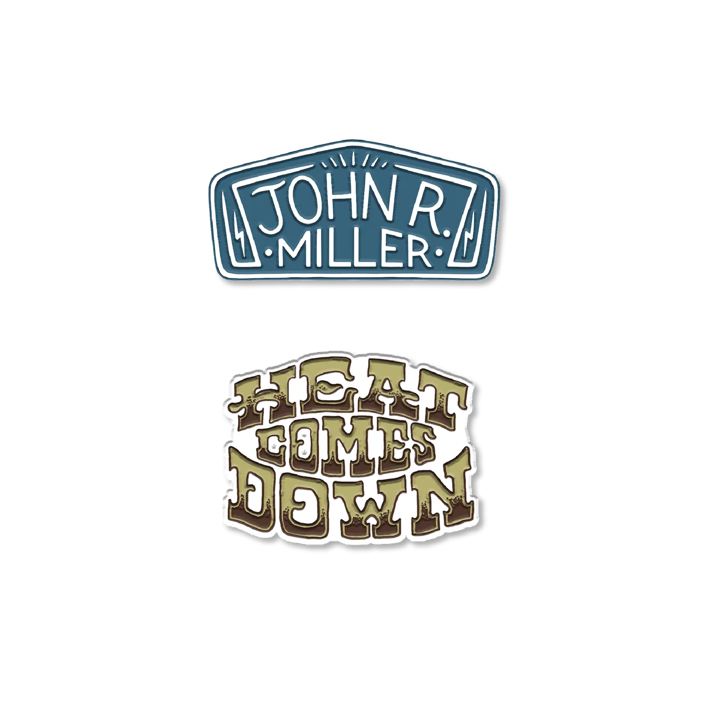 John R. Miller Heat Comes Down Pinset