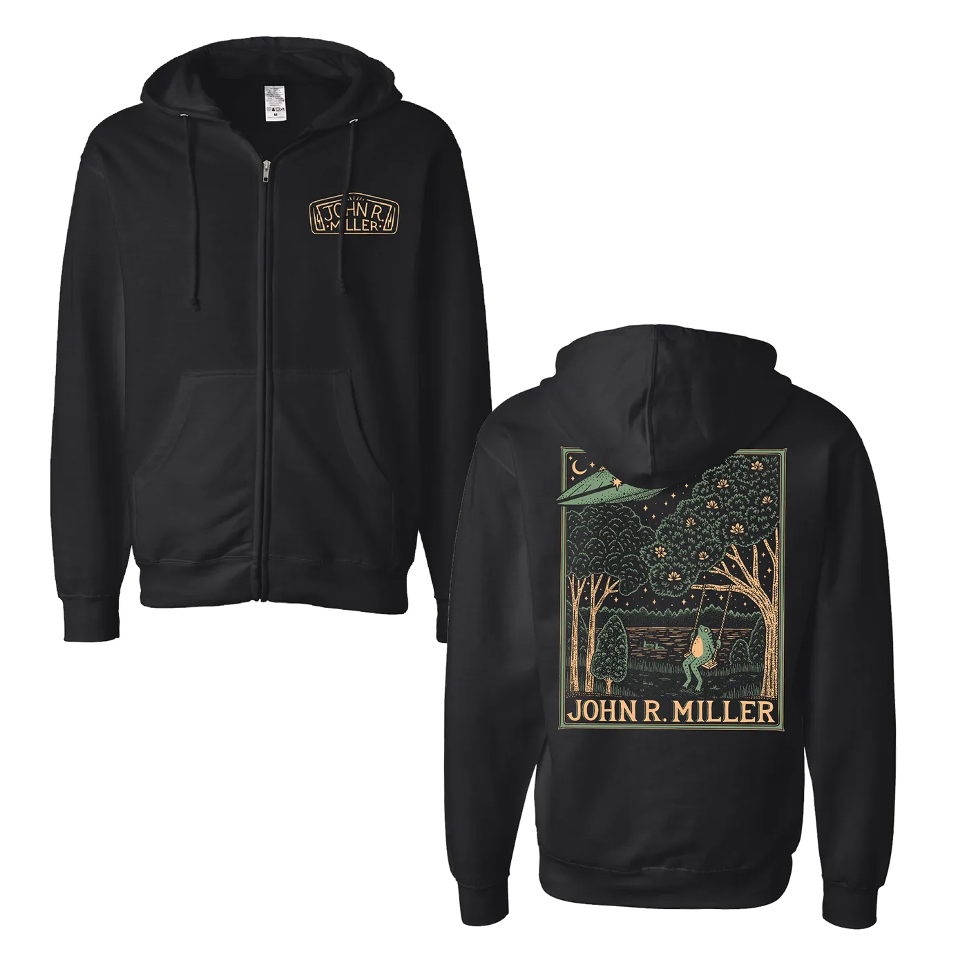 John R. Miller Heat Comes Down Frog Hoodie