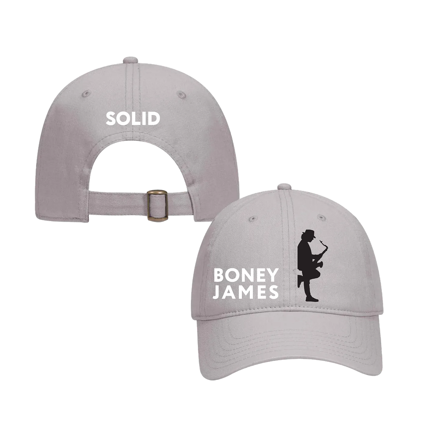 Boney James Grey Silhouette Baseball Cap