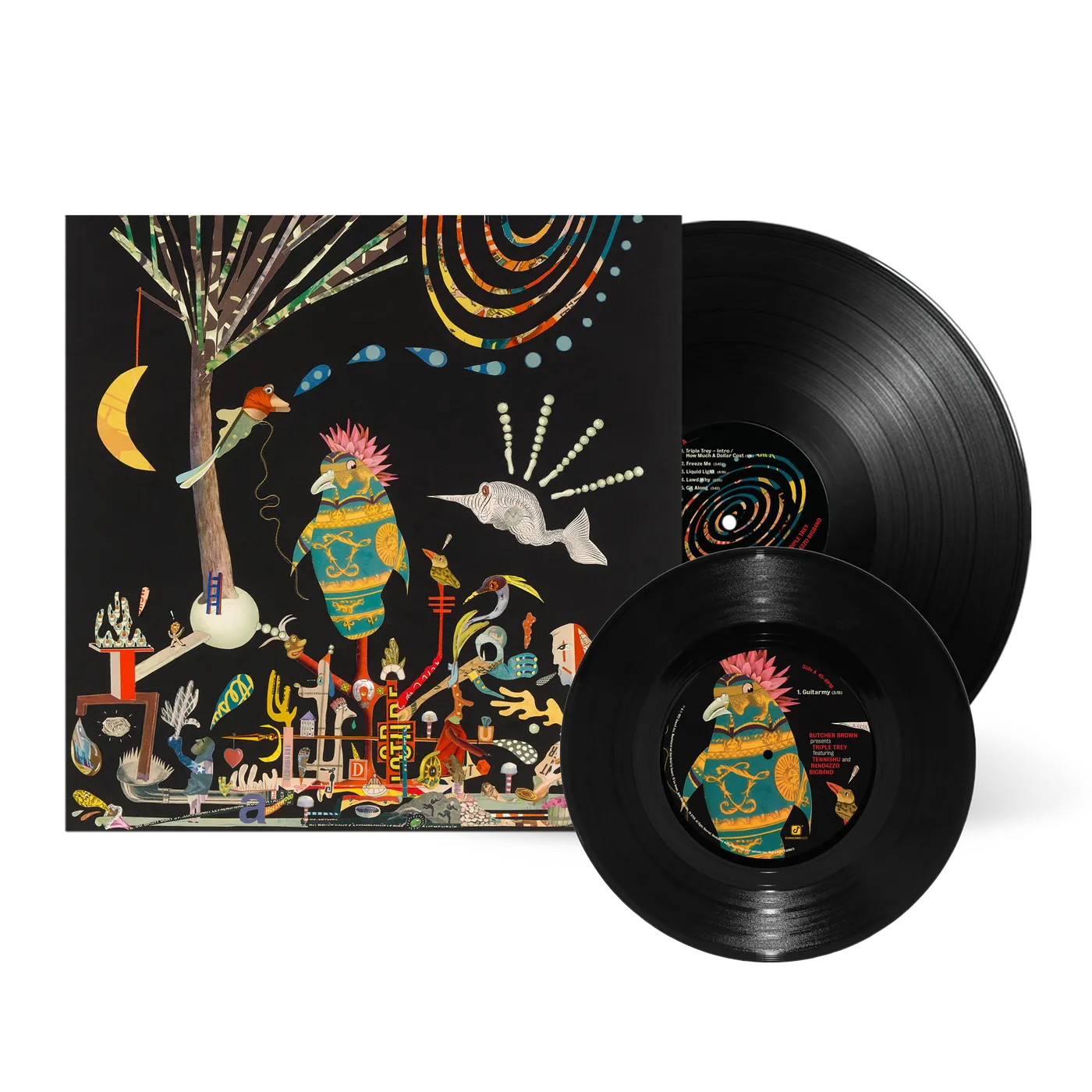 "Butcher Brown Presents Triple Trey" BLACK VINYL + 7"