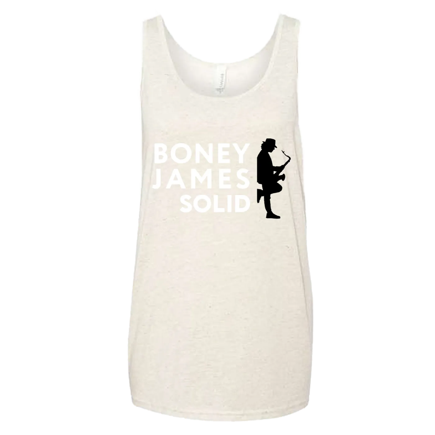 Boney James "SOLID" Heather Grey Premium Unisex Tank Top