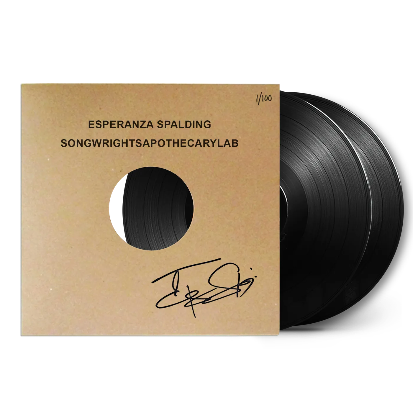 Esperanza Spalding SIGNED & NUMBERED SONGWRIGHTS APOTHECARY LAB TEST PRESSING (100 Available Worldwide)