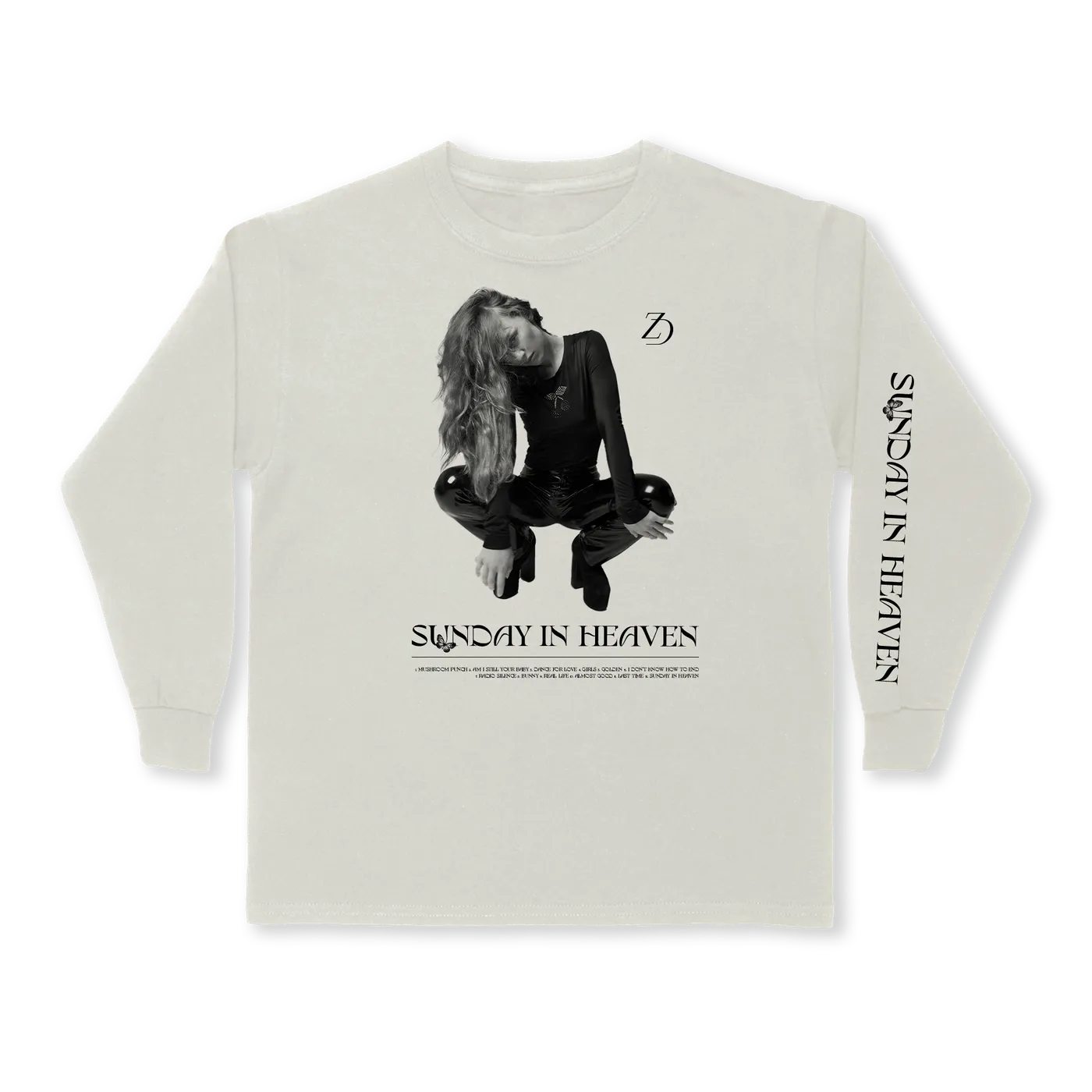 Zella Day Sunday In Heaven Long Sleeve Tee