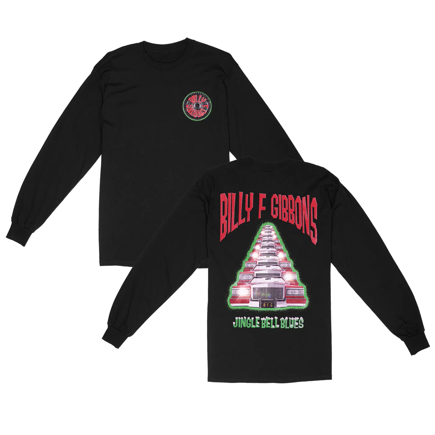 Billy Gibbons "Jingle Bell Blues" Long Sleeve Tee