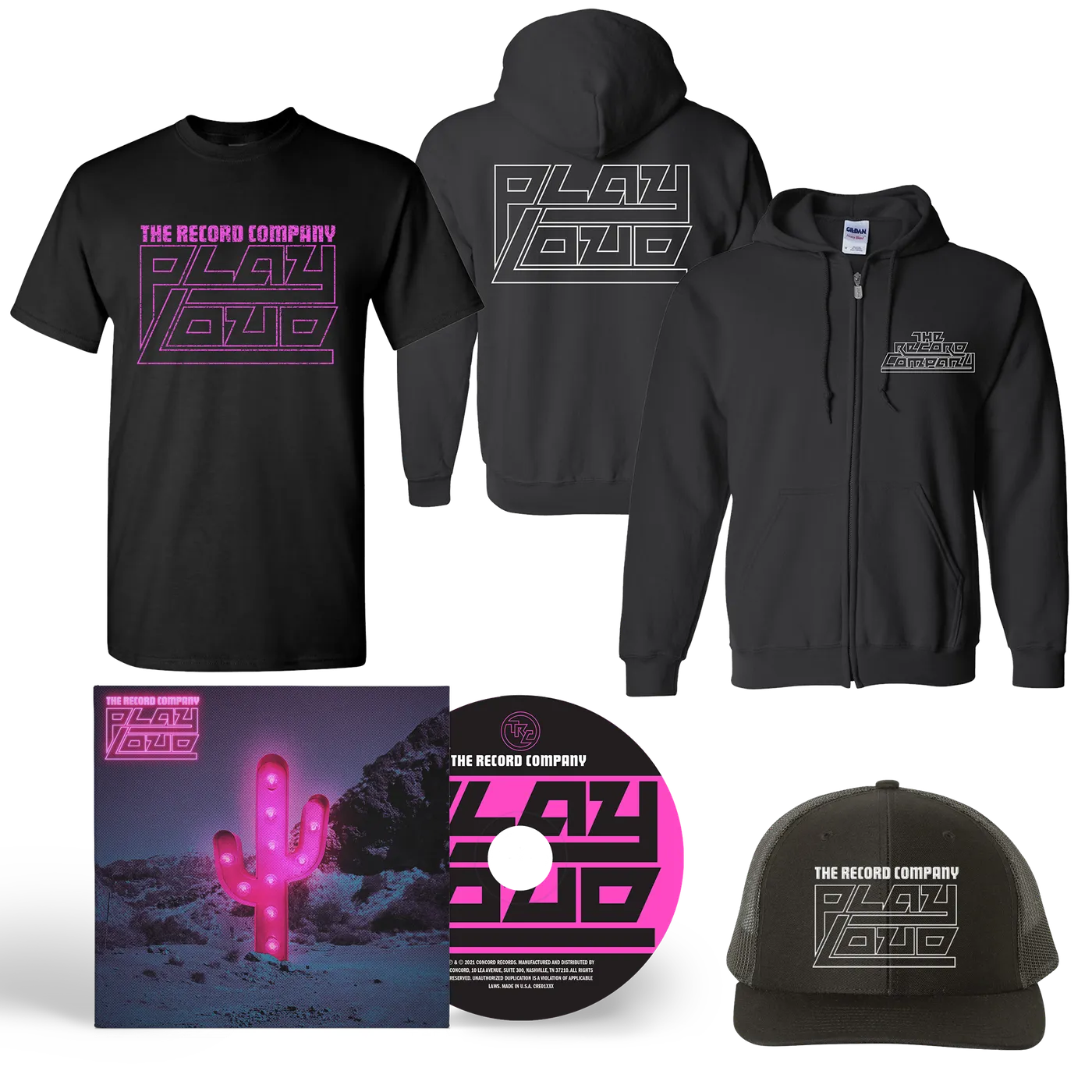 The Record Company "Play Loud" Soft Stuff Bundle w/ SIGNED or UNSIGNED CD