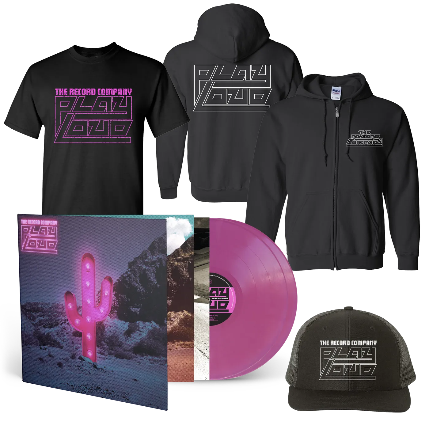 The Record Company "Play Loud" Soft Stuff Bundle w/ Limited Edition SIGNED or UNSIGNED Lavender Deluxe 2xLP