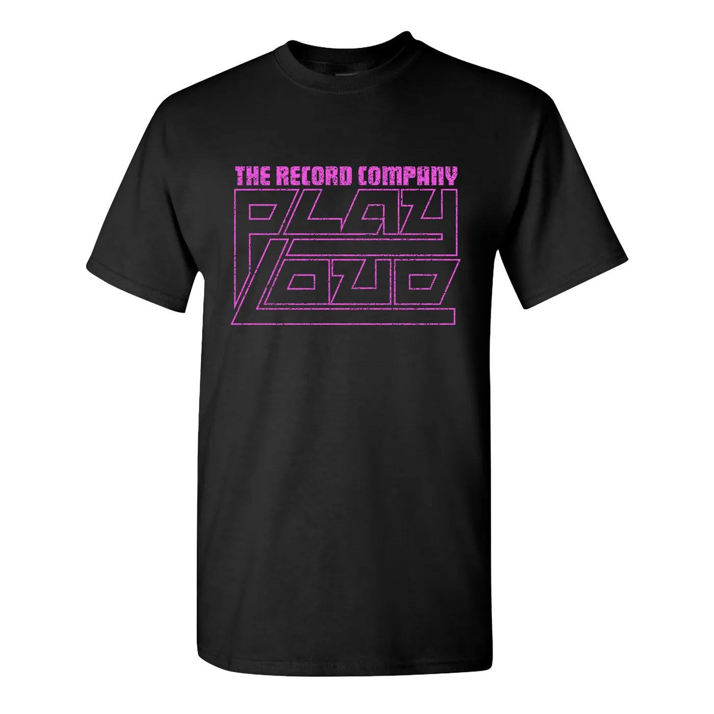 The Record Company "Play Loud" Black w/ Pink Unisex Tee