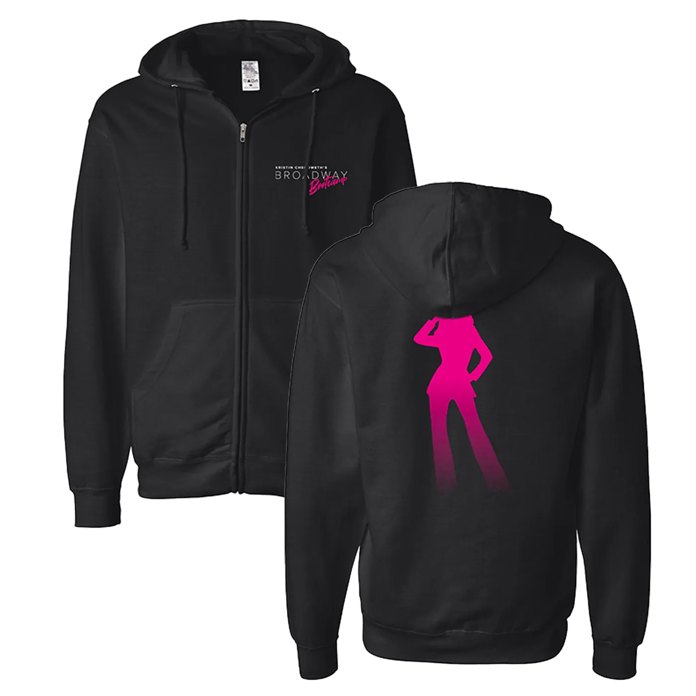 Kristin Chenoweth Broadway Bootcamp Black Zipped Hoodie
