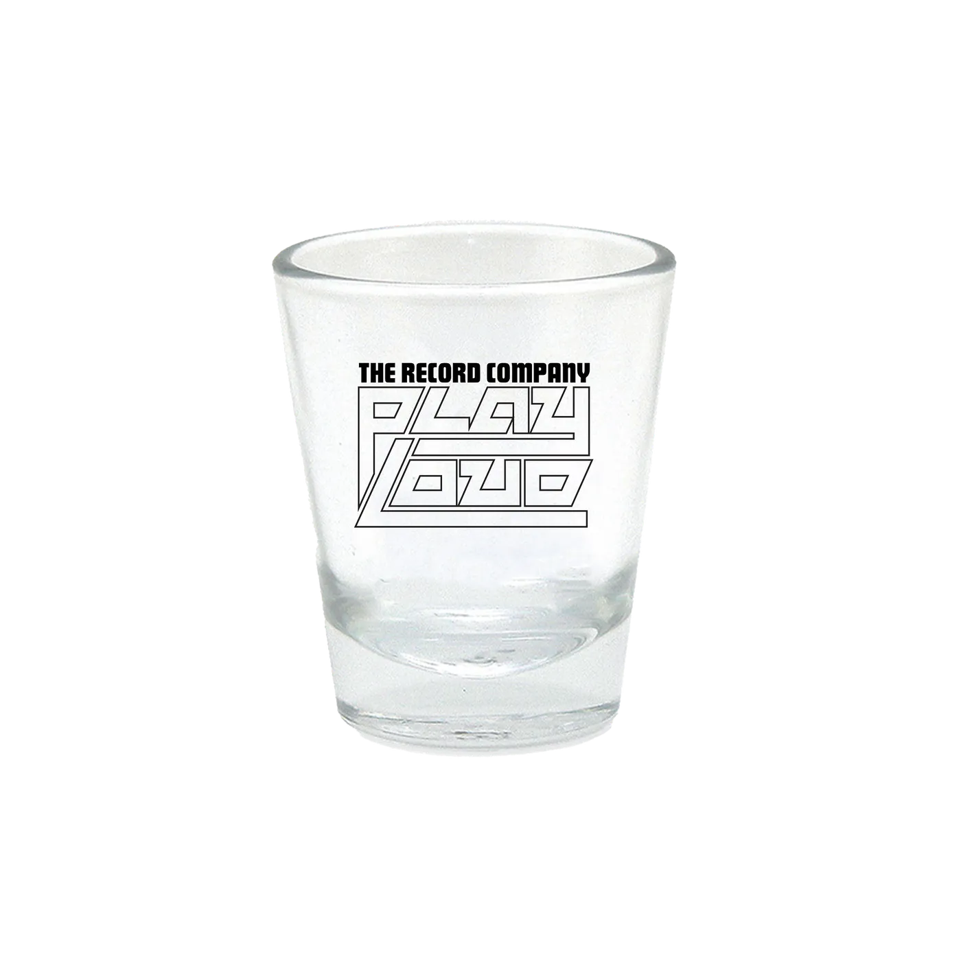The Record Company "Play Loud" Shot Glass
