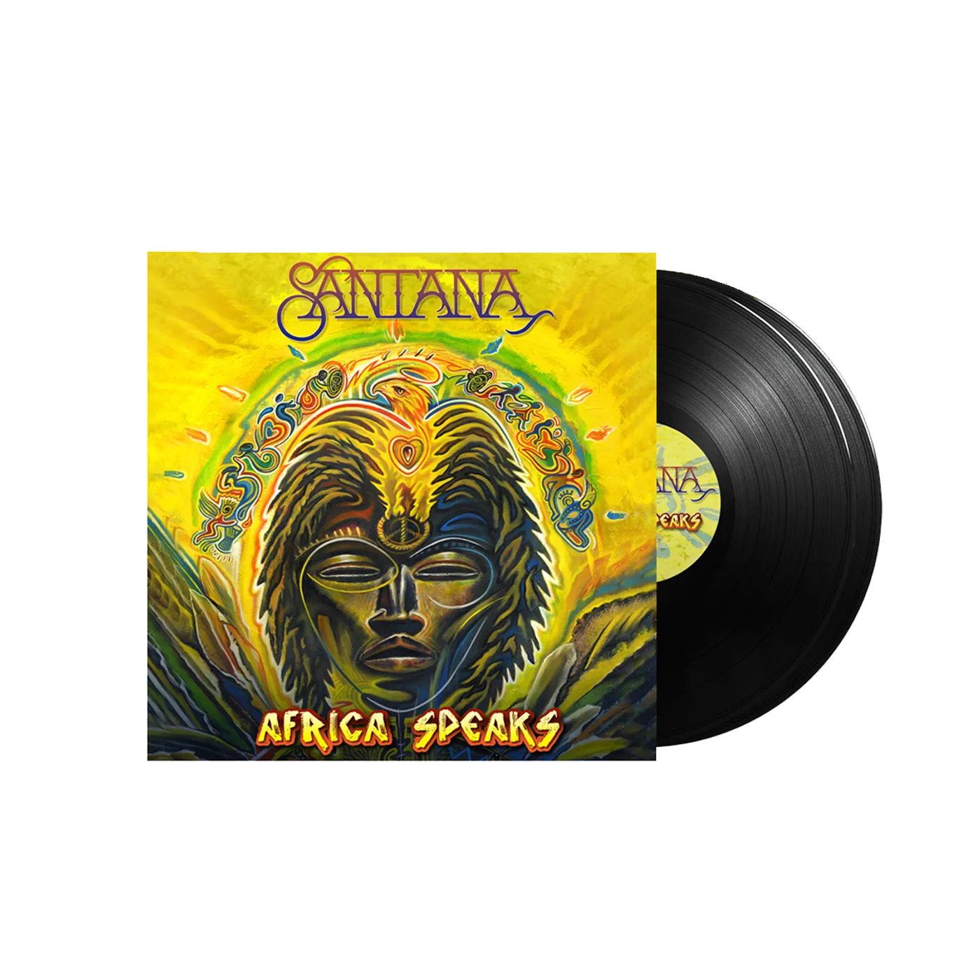 Santana Africa Speaks Black Vinyl LP
