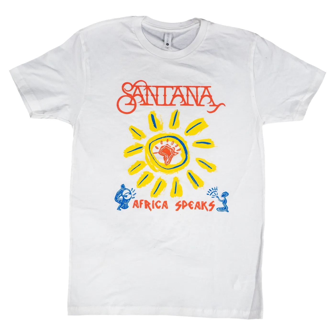 Santana - White Africa Speaks Unisex Tee