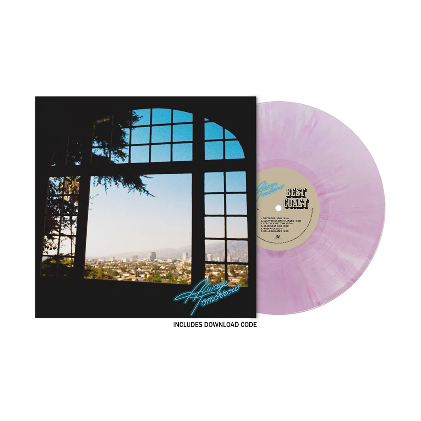 Best Coast Always Tomorrow Pink Marble Vinyl LP