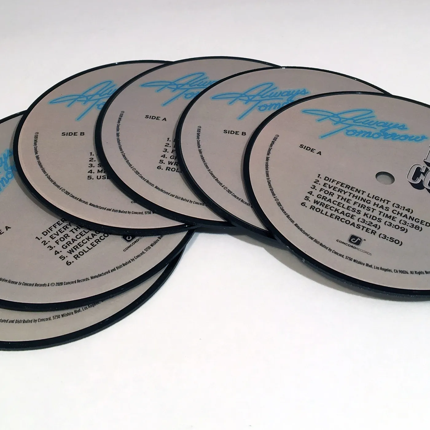 Best Coast Always Tomorrow Vinyl Coaster Set