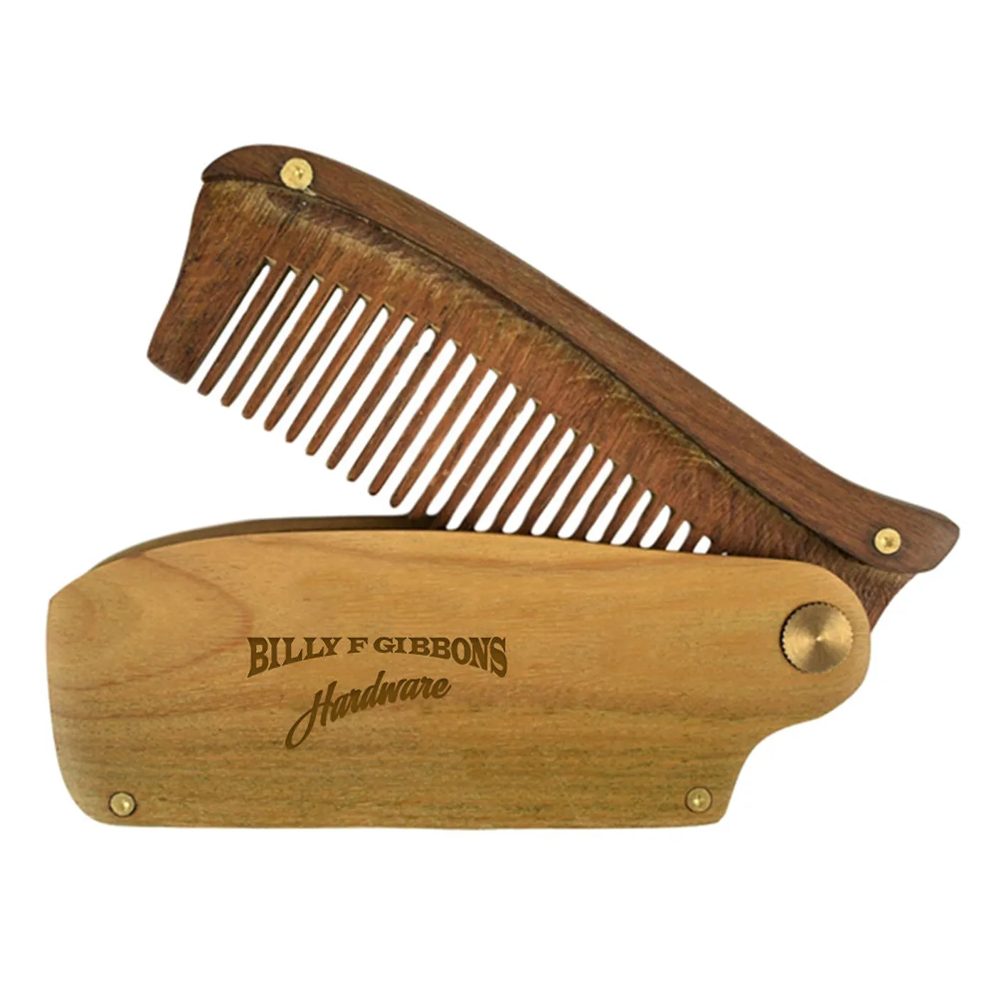 Billy Gibbons Hardware Wooden Beard & Hair Comb