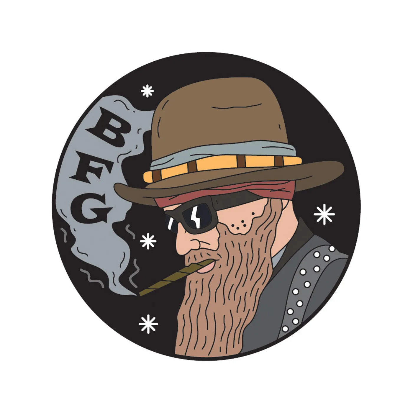 Billy F Gibbons BFG Enamel Pin
