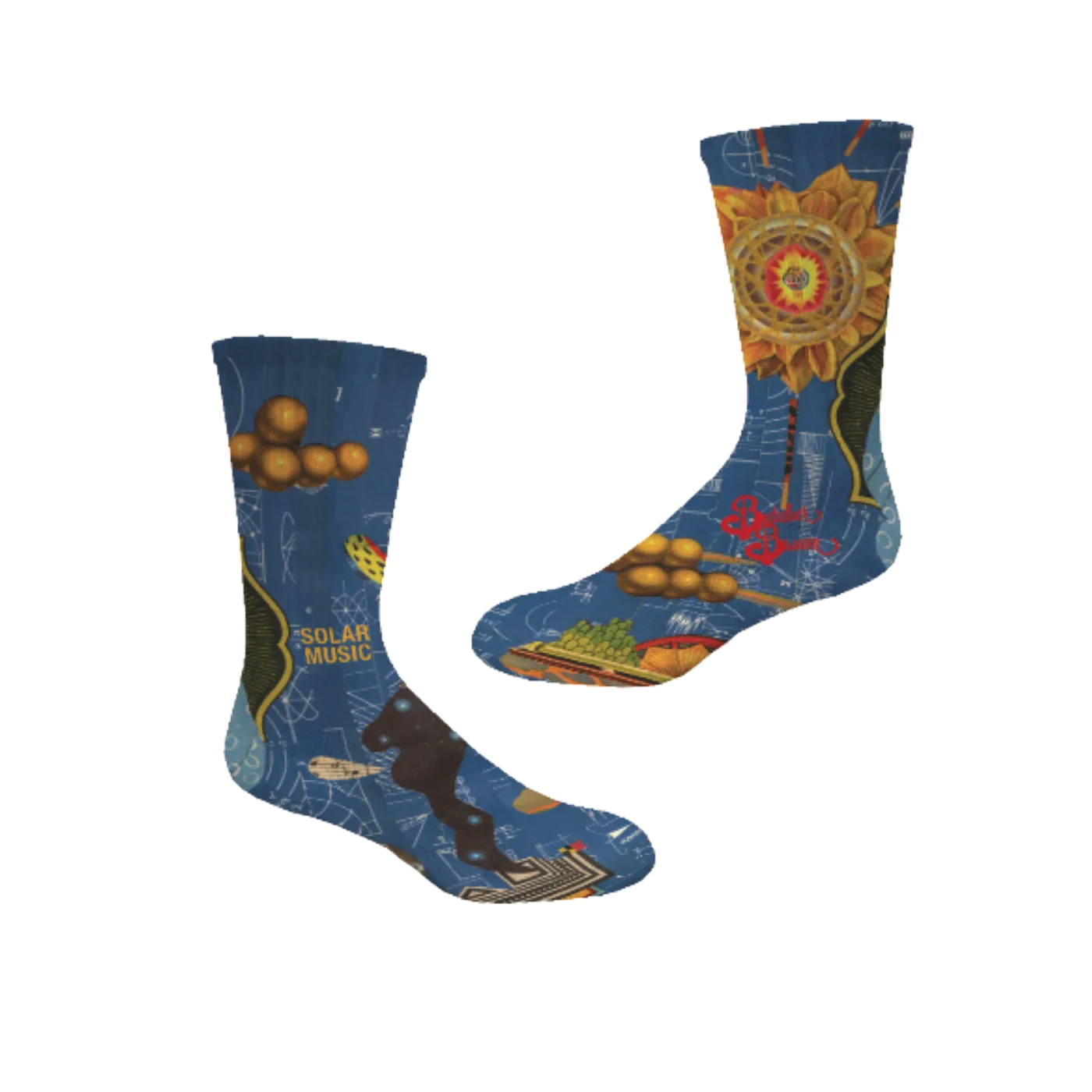 Butcher Brown Solar Music Athletic Socks