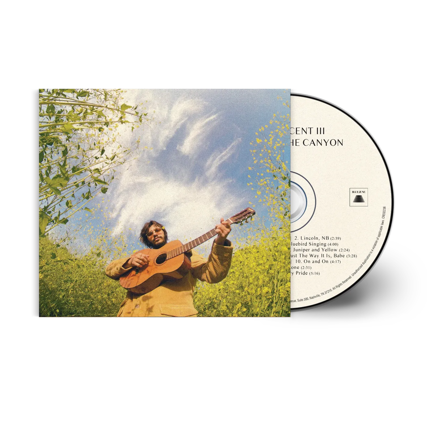 John Vincent III Songs For the Canyon CD (Signed or Unsigned)