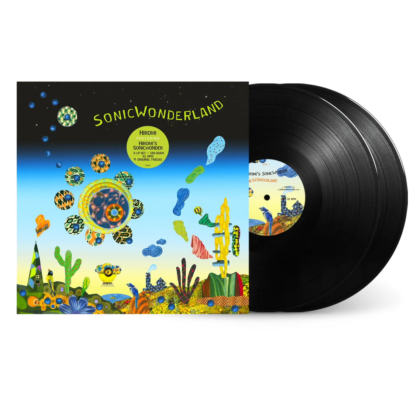 Hiromi Sonicwonderland Black 2XLP Signed Or Unsigned