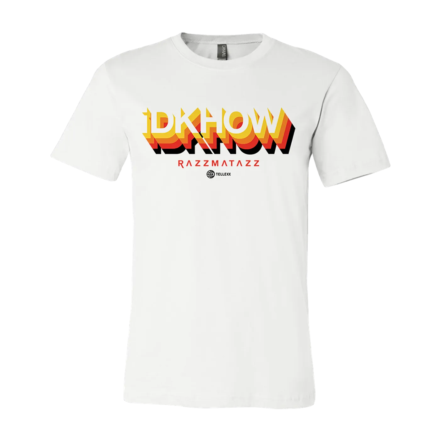 I DONT KNOW HOW BUT THEY FOUND ME 3D Logo White Tee