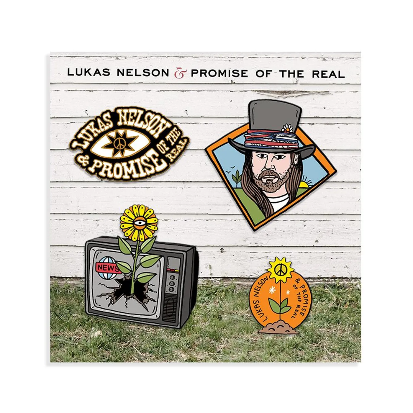 Lukas Nelson and Promise of the Real Enamel Pin Set