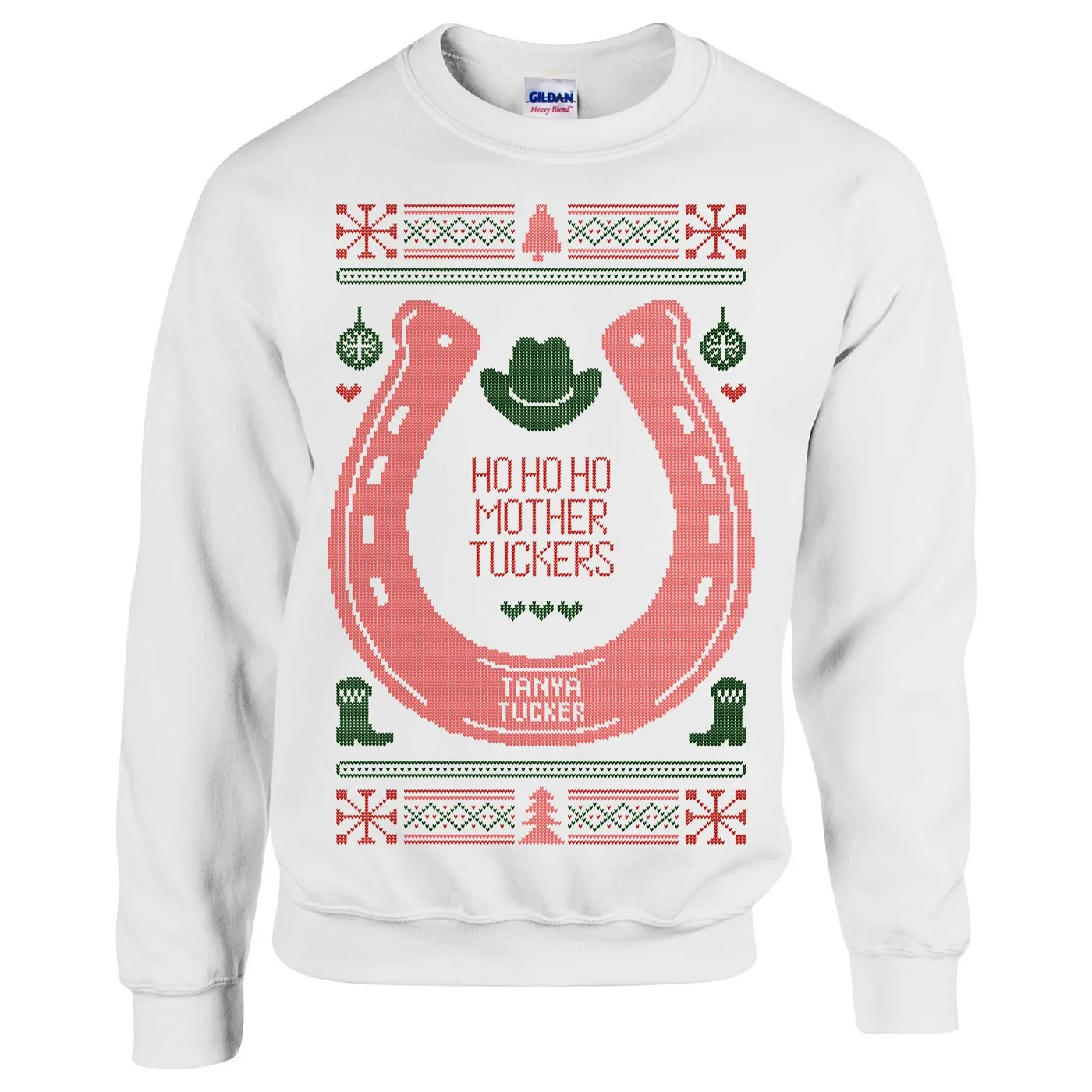 Tanya Tucker Ho Ho Ho Mother Tuckers Ugly Christmas Sweater Sweatshirt